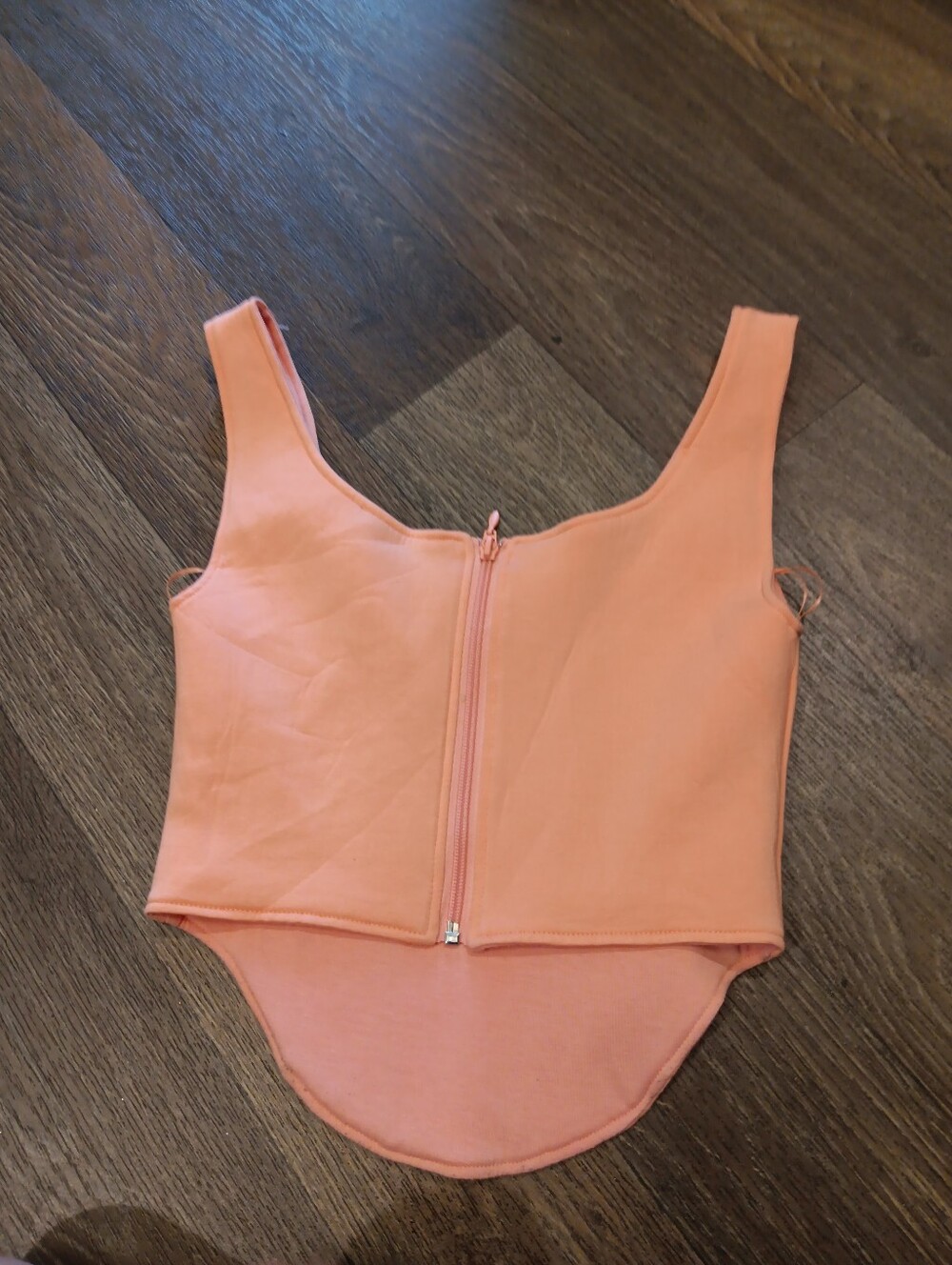 JLUXLABEL Peach Corset Tank Top - Picture 2 of 3